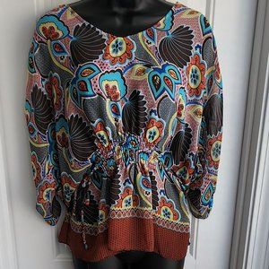 Sheer beautiful blouse- Large